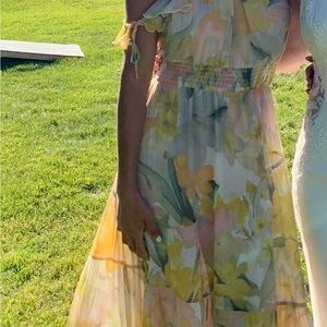 Floral Sundress for Wedding Guest